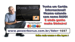 Cartão Internacional Power Bônus