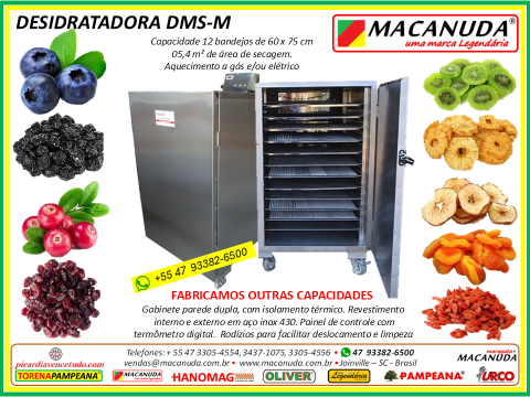DESIDRATAR MAÇÃ DESIDRATADORA INDUSTRIAL MACANUDA
