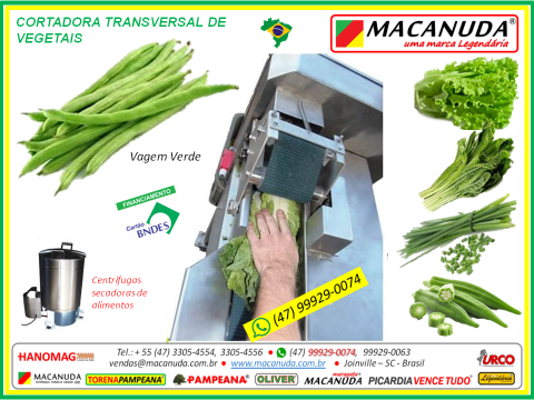 CORTADOR DE FEIJÃO VERDE INDUSTRIAL MARCA MACANUDA