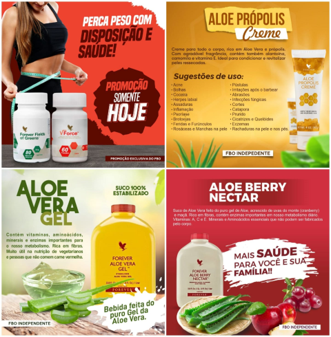 Forever Living Saúde e boa forma com produtos naturais