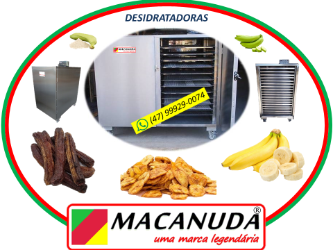 FORNO PROFISSIONAL PARA DESIDRATAR BANANA MARCA MACANUDA