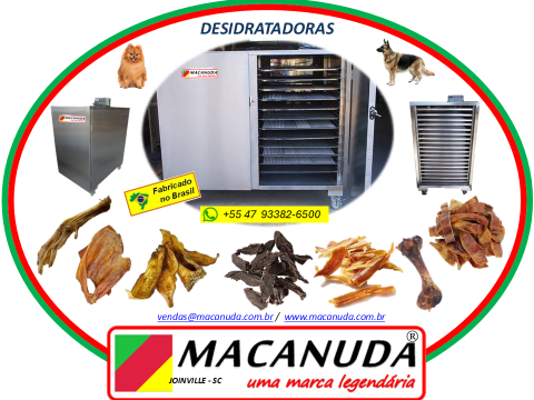 DESIDRATADOS PARA PET, EQUIPAMENTOS PROFISSIONAIS MACANUDA